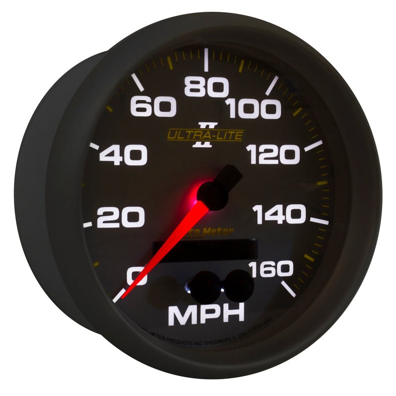 Autometer Ultra - Lite II 5in 0 - 140MPH In - Dash Electronic GPS Programmable Speedometer Universal | 4981 - JDMuscleMulti Gaugesatm4981