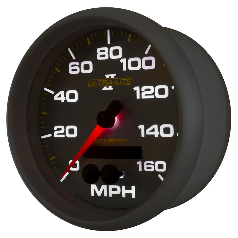Autometer Ultra - Lite II 5in 0 - 140MPH In - Dash Electronic GPS Programmable Speedometer Universal | 4981 - JDMuscleMulti Gaugesatm4981