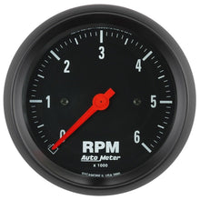 Autometer Z - Series 3 - 3/8in. 0 - 6K RPM In - Dash Tachometer Gauge Universal | 2695 - JDMuscleTachometersatm2695