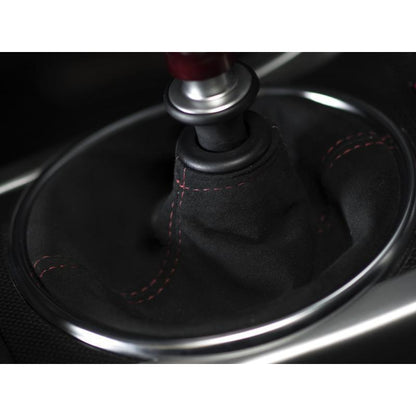 AutoStyled Black Alcantara Shift Boot w/ Red Stitching Short Shifter Subaru WRX 2009-2014-ASA-1304060101-Short Throw Shifters-AutoStyled-JDMuscle