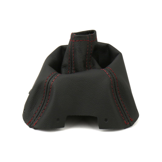 AutoStyled Black Leather Shift Boot w/ Red Stitching Standard Shifter Subaru STI 2008-2014-ASA-1303020101-ASA-1303020101-Boots-AutoStyled-JDMuscle