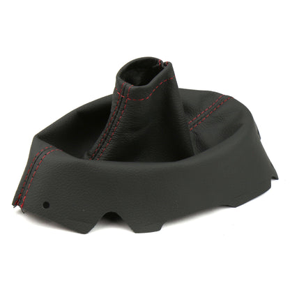 AutoStyled Black Leather Shift Boot w/ Red Stitching Subaru WRX 2015+-ASA-1302010101-ASA-1302010101-Boots-AutoStyled-JDMuscle