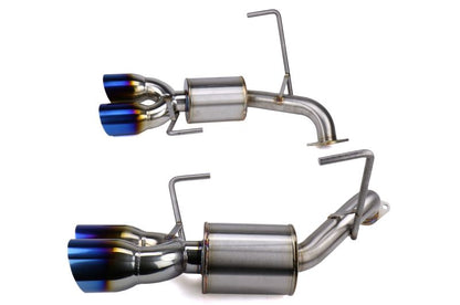 Nameless Performance 2019-2020 STI Axle Back Quad Exit Exhaust w/ 5in Mufflers and Burnt Tips | RSPD087