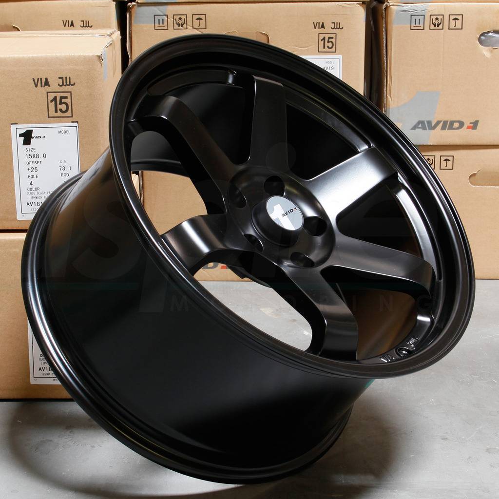 AVID1 Wheels AV06 Matte Black – JDMuscle