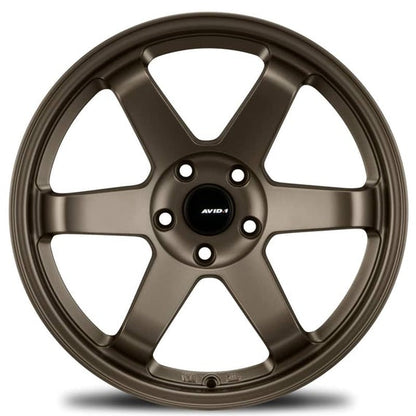 AVID1 Wheels AV06 Matte Bronze - JDMuscleWheelsAV0617804C35BZ17x84x100+35mm