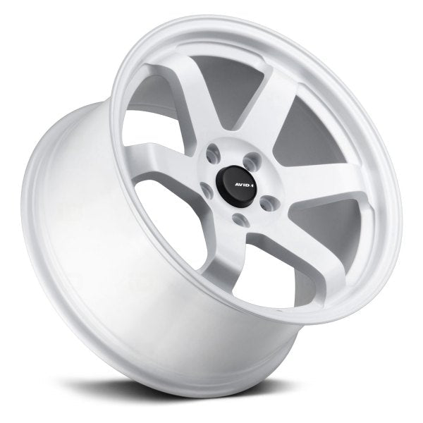 AVID1 Wheels AV06 Matte White - JDMuscleWheelsAV0617805H35WH17x85x114.3+35mm