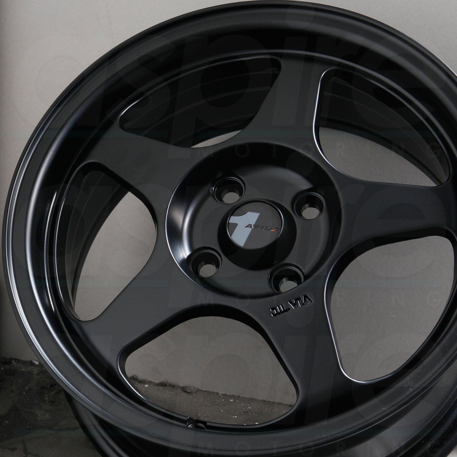 AVID1 Wheels AV08 Matte Black-AV0815654C35BK-Wheels-Avid1-15x6.5-4x100-+35mm-JDMuscle