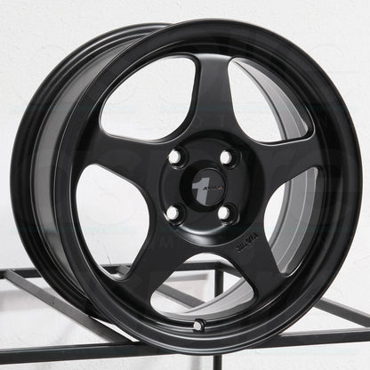 AVID1 Wheels AV08 Matte Black-AV0815654C35BK-Wheels-Avid1-15x6.5-4x100-+35mm-JDMuscle