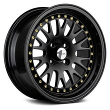 AVID1 Wheels AV12 All Black Gold Rivets - JDMuscleWheelsAV1215804C25BG15x84x100+25mm