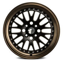 AVID1 Wheels AV12 Matte Black Bronze Lip - JDMuscleWheelsAV1215804C25BZ15x84x100+25mm