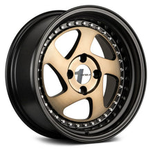 AVID1 Wheels AV19 Bronze Black Lip - JDMuscleWheelsAV1915804C25BZ15x84x100+25mm