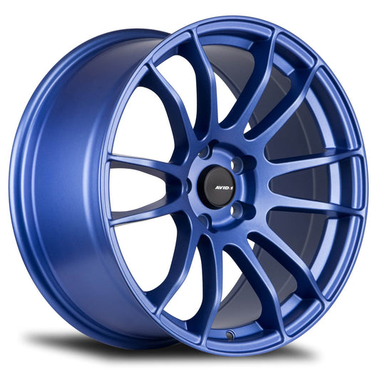 AVID1 Wheels AV20 Matte Blue-AV2017805C35BL-Wheels-Avid1-17x8-5x100-+35mm-JDMuscle