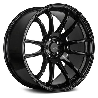 AVID1 Wheels AV20 Wheels Gloss Black - JDMuscleWheelsAV2017805H35GBK17x85x114.3+35mm