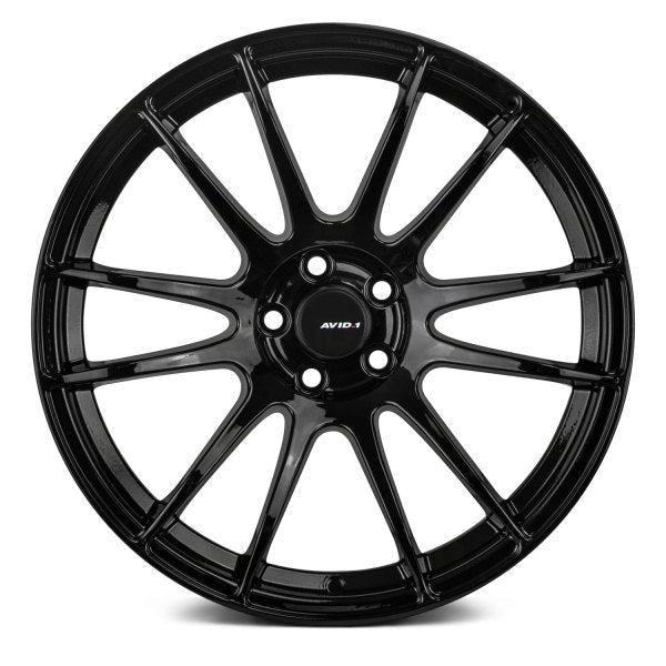 AVID1 Wheels AV20 Wheels Gloss Black - JDMuscleWheelsAV2017805H35GBK17x85x114.3+35mm