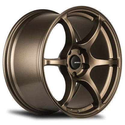 AVID1 Wheels AV26 Matte Bronze - JDMuscleWheelsAV2617805H35BZ17x85x114.3+35mm