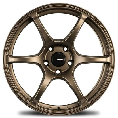 AVID1 Wheels AV26 Matte Bronze - JDMuscleWheelsAV2617805H35BZ17x85x114.3+35mm