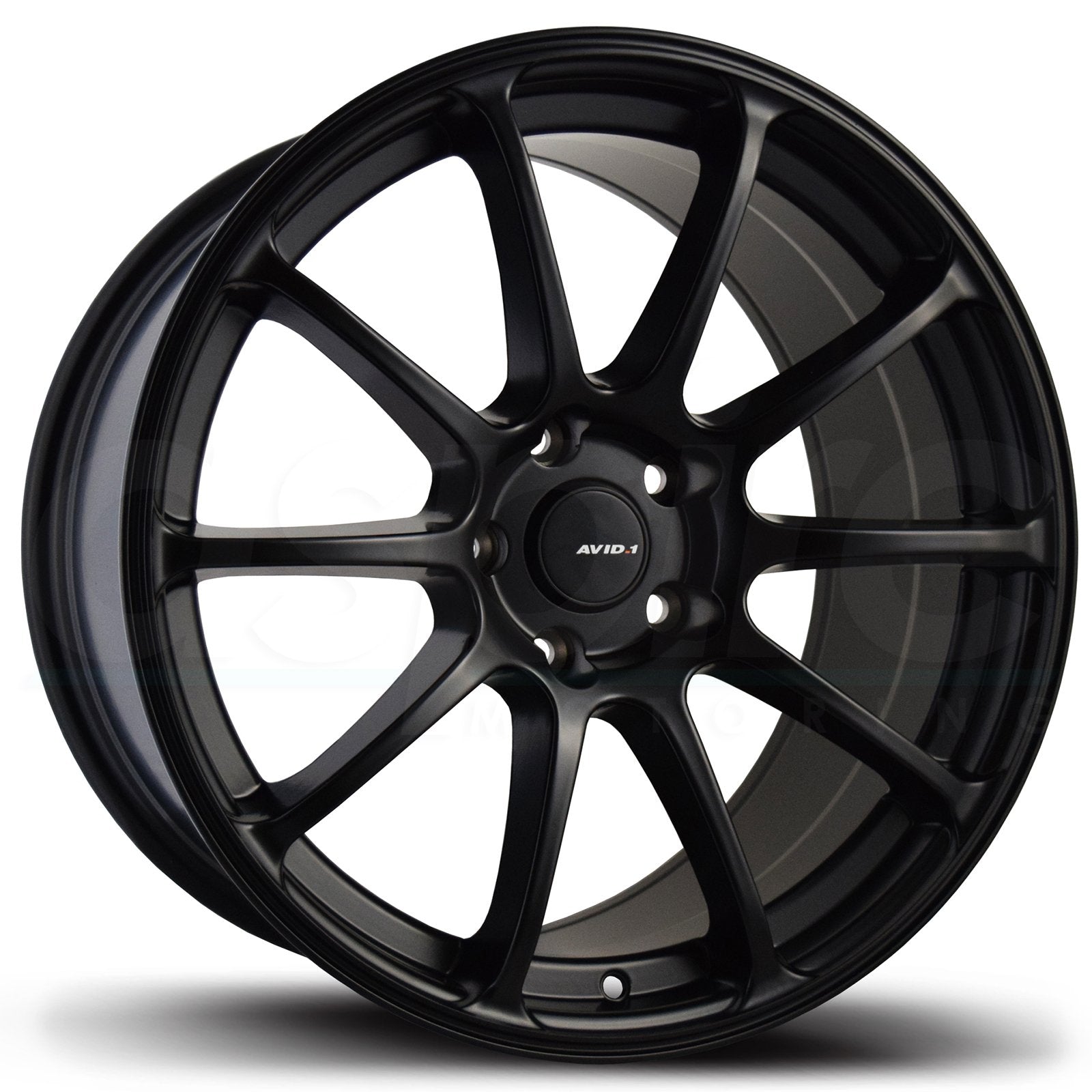 AVID1 Wheels AV27 Black-AV2717805C35BK-Wheels-Avid1-17x8-5x100-+35mm-JDMuscle