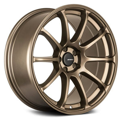 AVID1 Wheels AV27 Matte Bronze - JDMuscleWheelsAV2717805H35BZ17x85x114.3+35mm