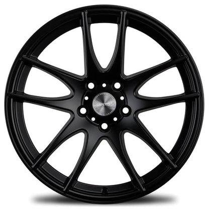 AVID1 Wheels AV32 Matt Black - JDMuscleWheelsAV3217805H35BK17x85x114.3+35mm