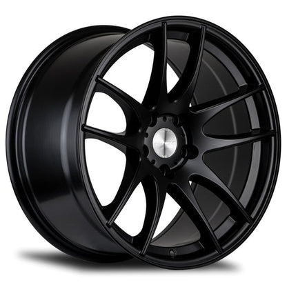 AVID1 Wheels AV32 Matt Black - JDMuscleWheelsAV3217805H35BK17x85x114.3+35mm