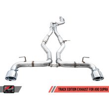 AWE 2020 Toyota Supra A90 Track Edition Exhaust - 5in Chrome Silver Tips | 3015-32116