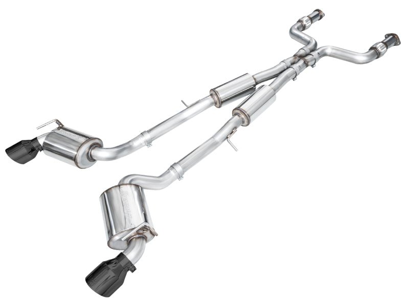 AWE 23 - 24 Nissan Z RZ34 RWD Touring Edition Catback Exhaust System w/ Diamond Black Tips | 3015 - 33400 - JDMuscleCat Back Exhaust Systemawe3015-33400