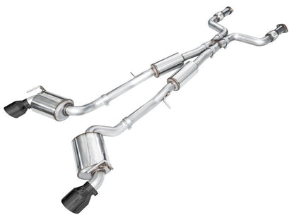 AWE 23 - 24 Nissan Z RZ34 RWD Touring Edition Catback Exhaust System w/ Diamond Black Tips | 3015 - 33400 - JDMuscleCat Back Exhaust Systemawe3015-33400