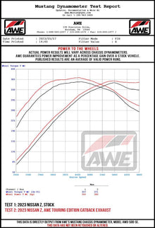 AWE 23 - 24 Nissan Z RZ34 RWD Touring - to - Track Edition Conversion Kit | 3820 - 11400 - JDMuscleExhaust Mid Pipesawe3820-11400
