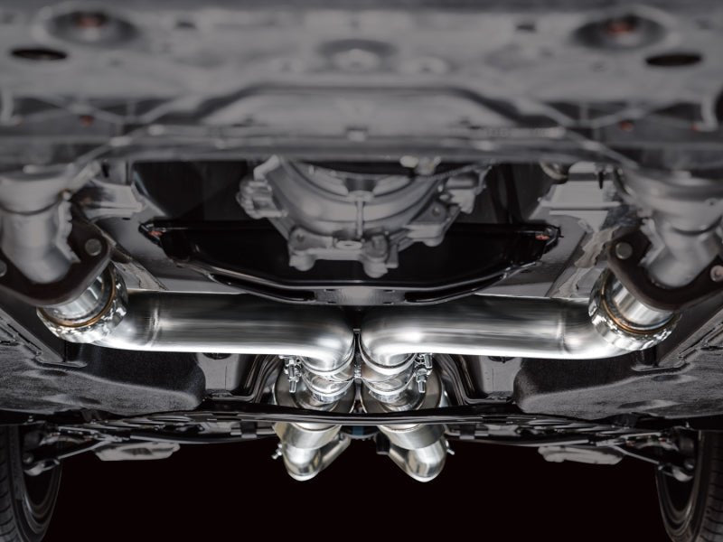 AWE 23 - 24 Nissan Z RZ34 RWD Track Edition Catback Exhaust System w/ Chrome Silver Tips | 3020 - 32400 - JDMuscleCat Back Exhaust Systemawe3020-32400