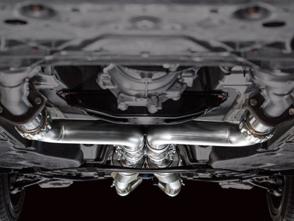 AWE 23 - 24 Nissan Z RZ34 RWD Track Edition Catback Exhaust System w/ Chrome Silver Tips | 3020 - 32400 - JDMuscleCat Back Exhaust Systemawe3020-32400