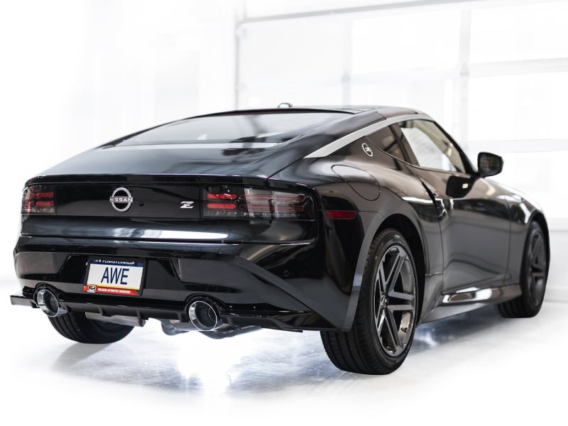 AWE 23 - 24 Nissan Z RZ34 RWD Track Edition Catback Exhaust System w/ Chrome Silver Tips | 3020 - 32400 - JDMuscleCat Back Exhaust Systemawe3020-32400