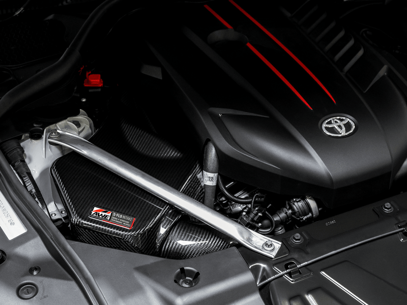 AWE S-FLO CARBON INTAKE LID 2020-21 Toyota A90 Supra | 2660-15019 - JDMuscleAir Boxesawe2660-15019