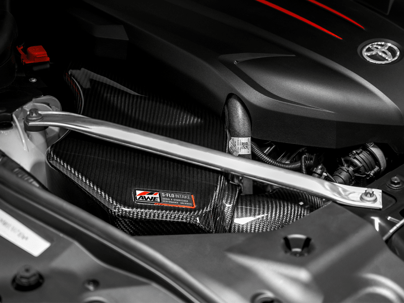 AWE S-FLO CARBON INTAKE LID 2020-21 Toyota A90 Supra | 2660-15019 - JDMuscleAir Boxesawe2660-15019