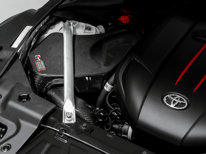 AWE S-FLO CARBON INTAKE LID 2020-21 Toyota A90 Supra | 2660-15019 - JDMuscleAir Boxesawe2660-15019