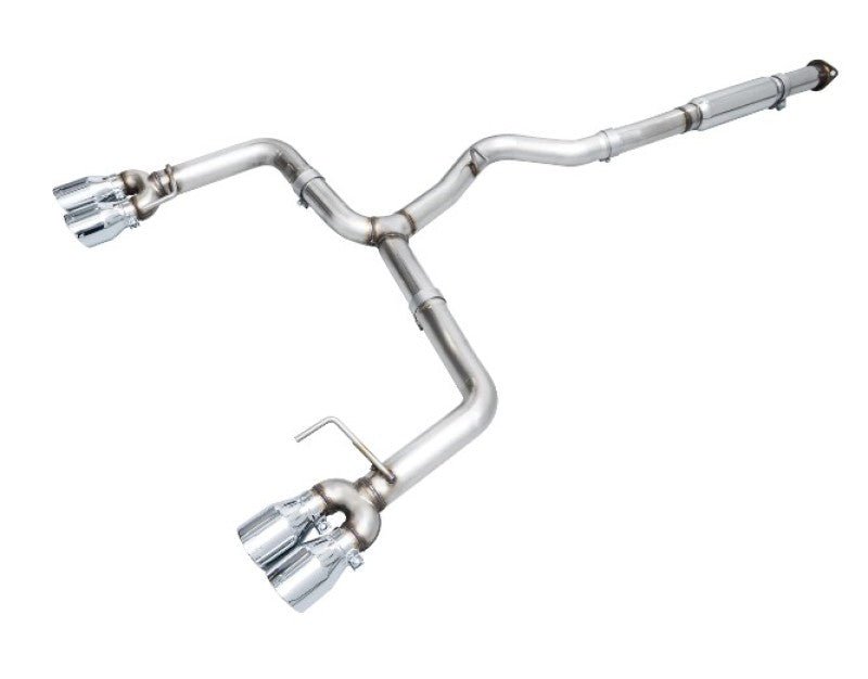 AWE Tuning 2023 Civic Type R FL5 Touring Edition Exhaust w/ Triple Chrome Silver Tips | 3015 - 52287 - JDMuscleCat Back Exhaust Systemawe3015-52287
