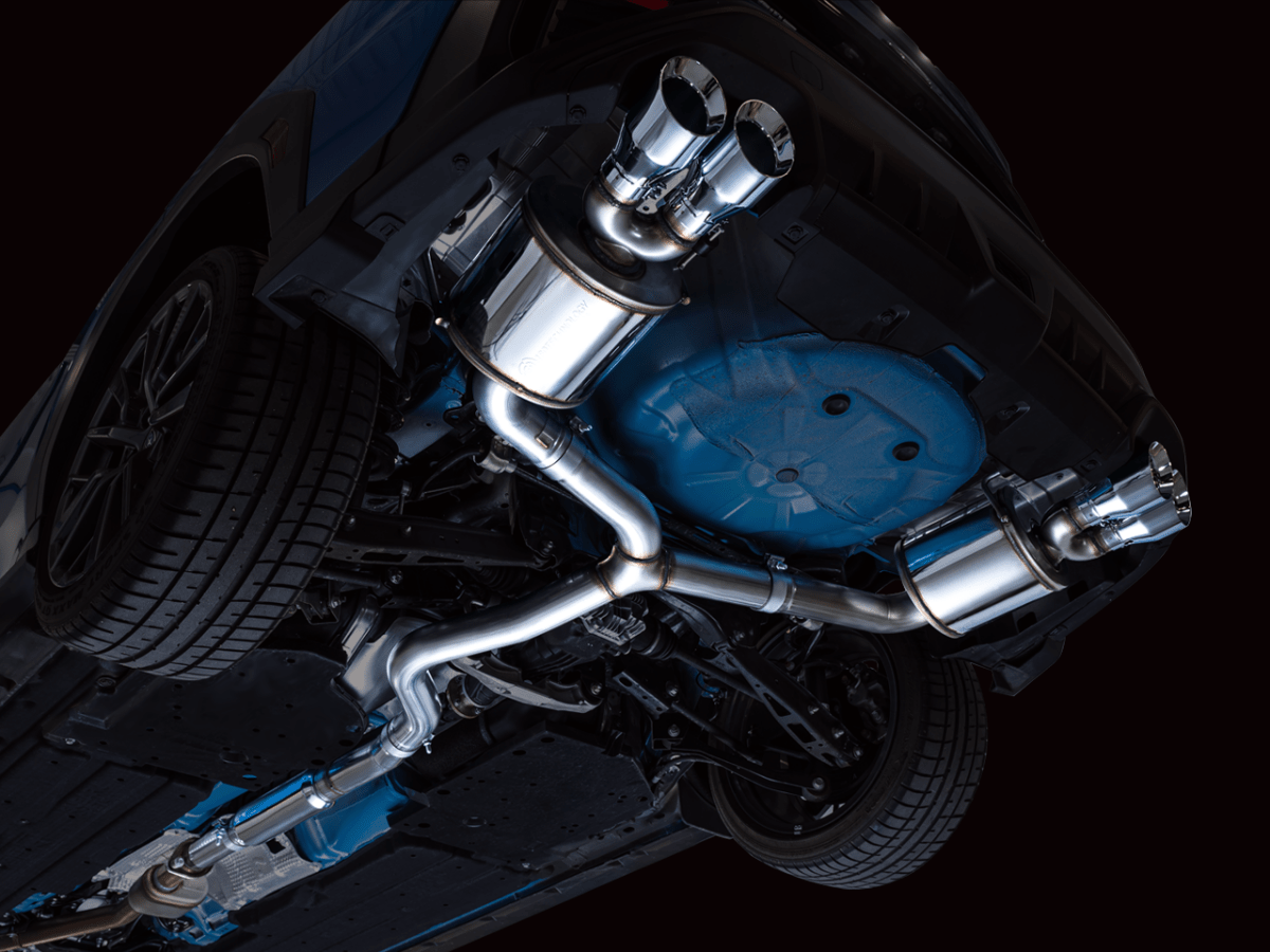 AWE Tuning [22 - 26 WRX] Track Edition Catback Exhaust - Chrome Silver Tips | 3020 - 42979 - JDMuscleCat Back Exhaust Systemawe3020-42979