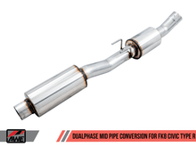AWE Tuning Dual - Phase Mid Pipe Honda Civic Type R 2017+ | 3815 - 11666 - JDMuscleExhaust Mid Pipesawe3815-11666