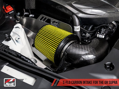 AWE TUNING S-FLO CARBON INTAKE FOR GR SUPRA 2020 Toyota A90 Supra | 2660-15021 - JDMuscleIntakesawe2660-15021
