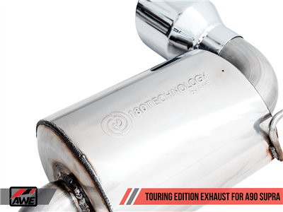 AWE Tuning Track-to-Resonated Touring Conversion Kit Rear Section Only Toyota Supra A90 2020+| 3815-11054 - JDMuscleCat Back Exhaust Systemawe3815-11054