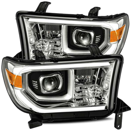 AlphaRex PRO-Series Projector Headlights Plank Style Chrome w/Activation Light Toyota Tundra 2007-2013 / Sequoia 2008-2017 | 880786