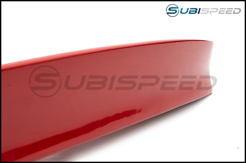 OLM TWO POINT ZERO DUCKBILL TRUNK SPOILER PURE RED 15-21 Subaru WRX & STI |