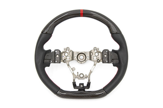 FactionFab 2015-21 WRX/STI Steering Wheel Carbon and Leather | FFA1.10207.4