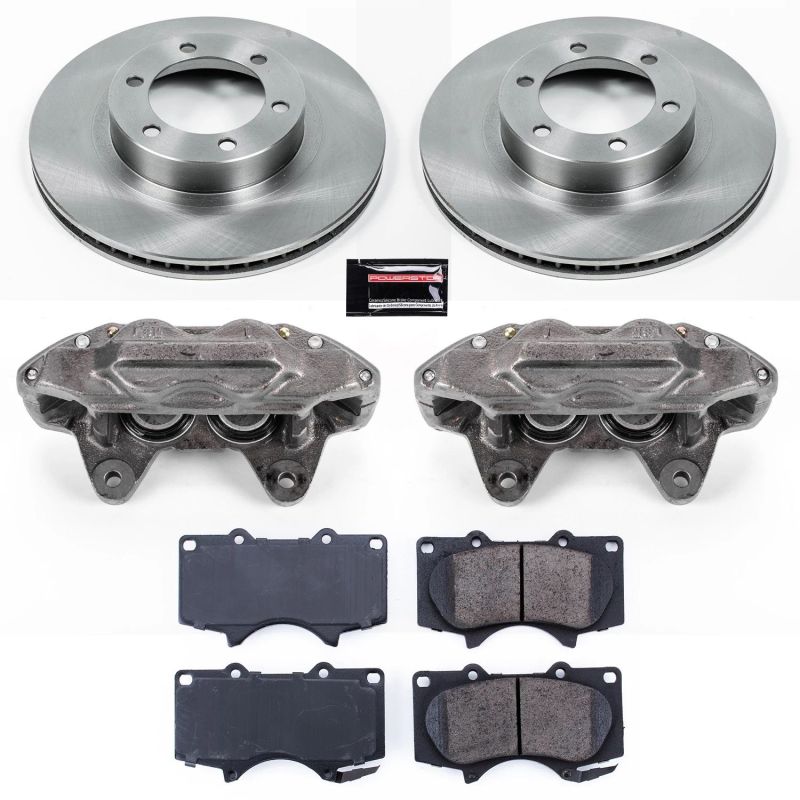 Power Stop Autospecialty Brake Kit With Calipers Front Lexus GX470 2003-2009 / Toyota 4Runner 2003-2009 | KCOE2421