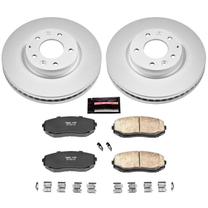 Power Stop Front Z17 Evolution Geomet Coated Brake Kit Mazda CX-7 2007-2012 | CRK4676