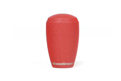Grimmspeed Slender Stainless Steel Shift Knob w/ Wrinkle Red Finish Most Subaru Models | 380000