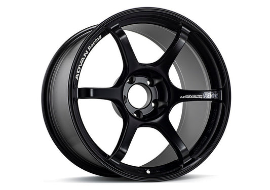 Advan RG-4 18x9.5 +45 5-114.3 Semi Gloss Black Wheel