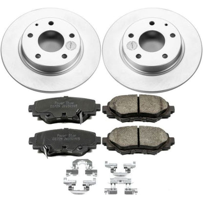 Power Stop Rear Z17 Evolution Geomet Coated Brake Kit Mazda Mazdaspeed 3 2014-2016 | CRK6963