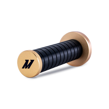 Mishimoto BMX Grip Style Weighted Shift Knob Gold / Black Universal | MMSK-BMXGDBK