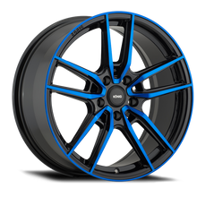 Konig Myth 17x8 5x114.3 ET43 Gloss Black w/ Blue Tinted Clearcoat