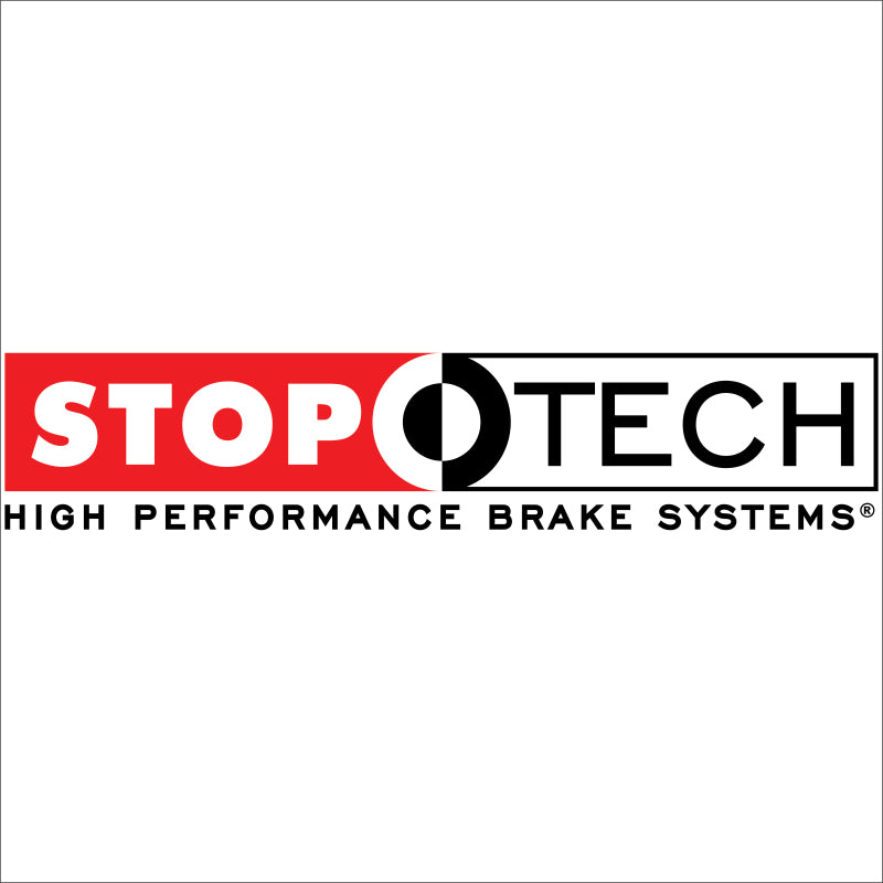 Stoptech 07-13 Mazda 3 Mazdaspeed Front BBK w/ Red ST-40 Caliper Slotted 332x28 2pc Rotor